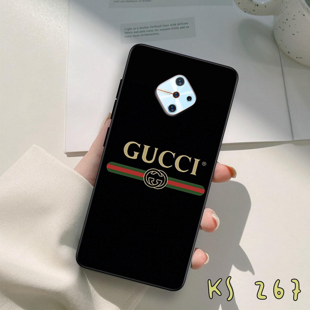 Ốp lưng Vivo S1 - Vivo S1 Pro - Ốp in hình GÜÇÇÏ - lưng nhám viền TPU cao cấp