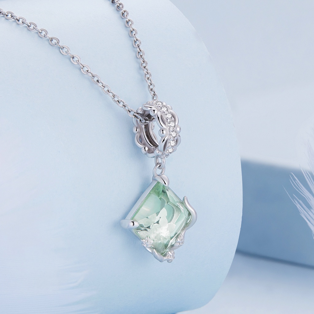 BAMOER Mặt Vòng cổ Bạc 925 Hình Phù Thủy Oz DIY Dành Cho Nữ