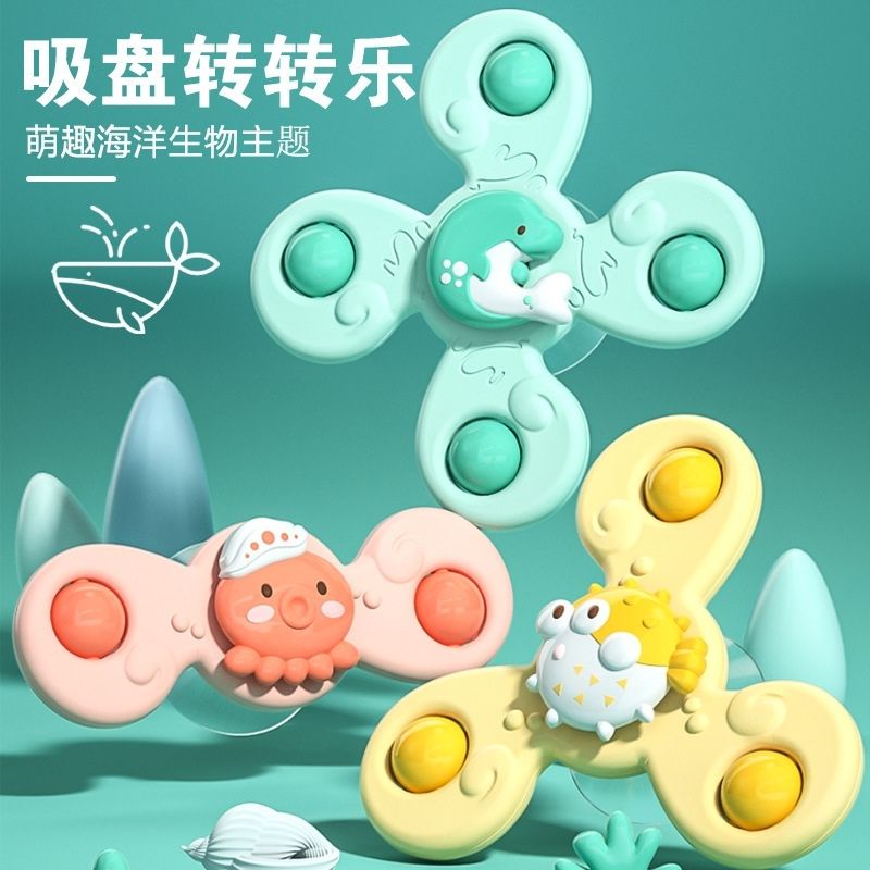 Con quay spinner cho bé 3 cánh 2 cánh 4 cánh cao cấp dán tường chống nước Doli Kids