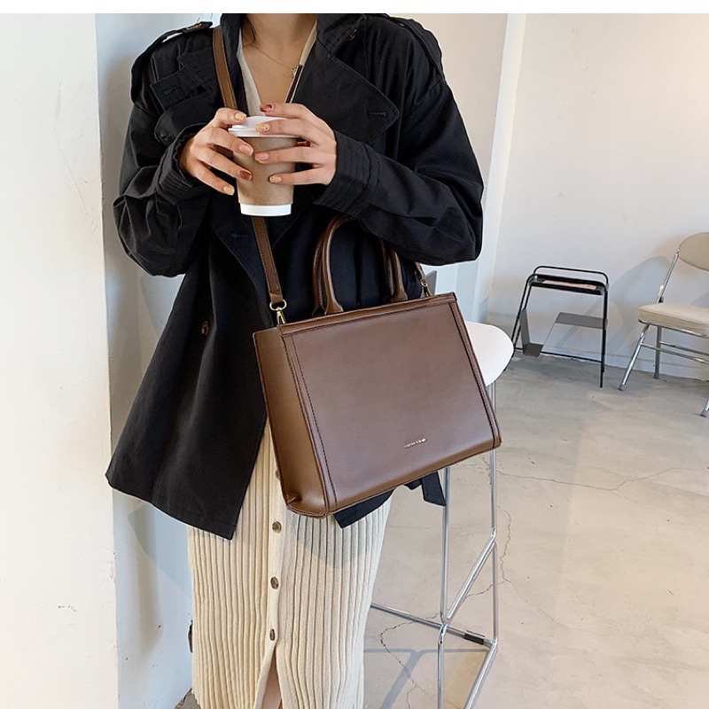 [ORDER] Túi xách có dây đeo chéo đựng vừa A4, ipad túi công sở | BigBuy360 - bigbuy360.vn