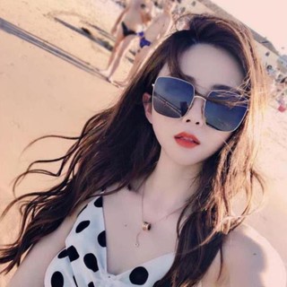 KÍnh râm Nam Nữ hottrend gọng mảnh viền kim loại mạ vàng D27