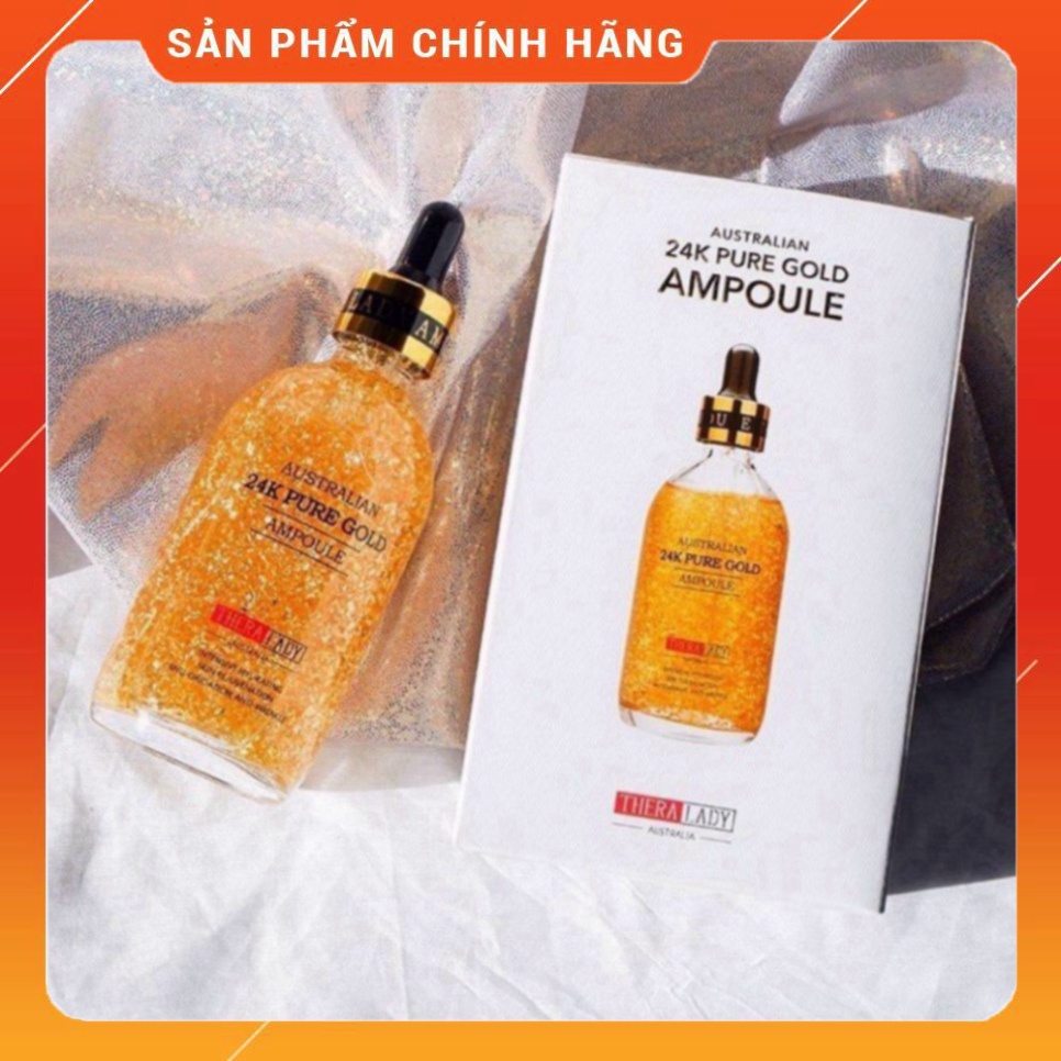 SERUM 24 K PURE GOLD AMPOULE - ÚC - Tinh Chất Dưỡng Da Vàng