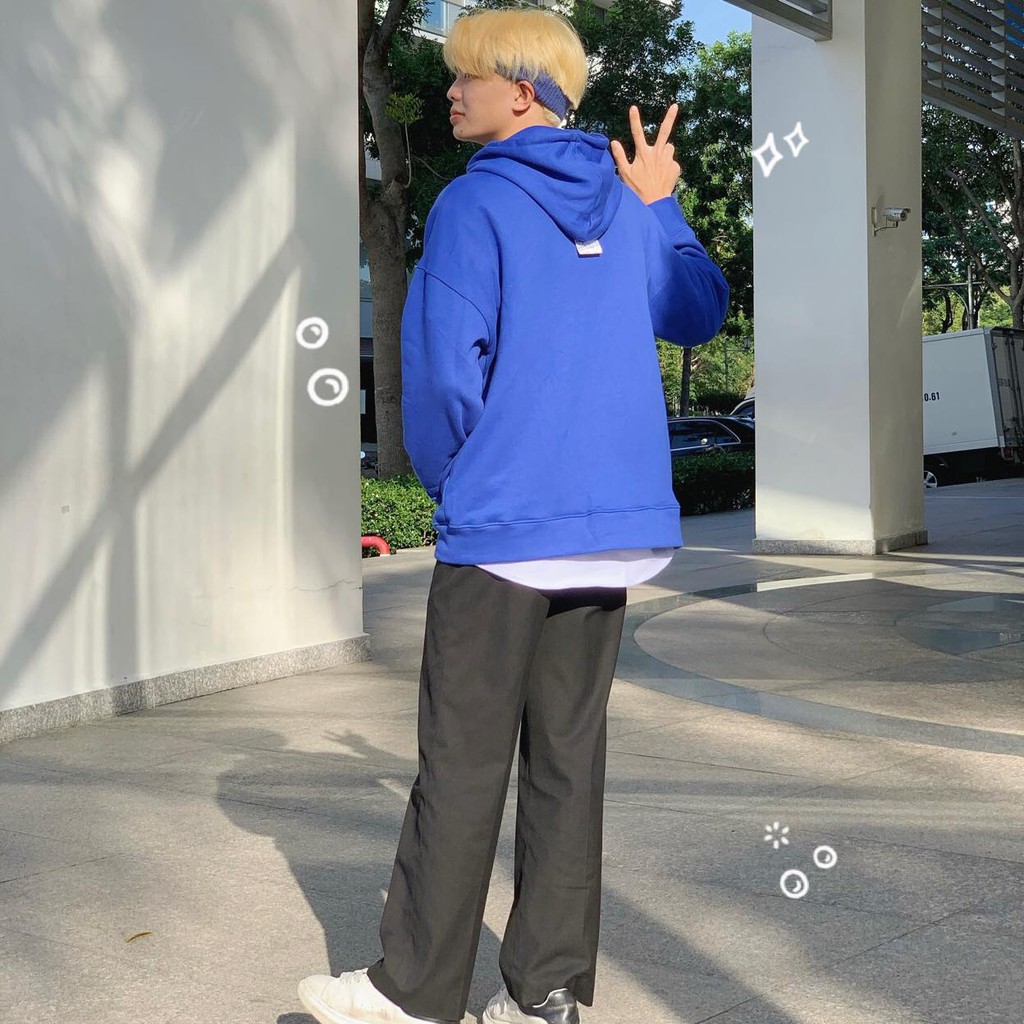 ÁO KHOÁC HOODIE "LOGO SS20" DOUBLE LABEL MULTI COLOR DEEP BLUE XANH ĐẬM | BigBuy360 - bigbuy360.vn