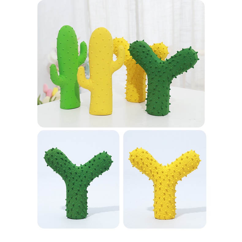 đô chơi nhựa xương rồng / chữ Y chống ngứa răng cho chó