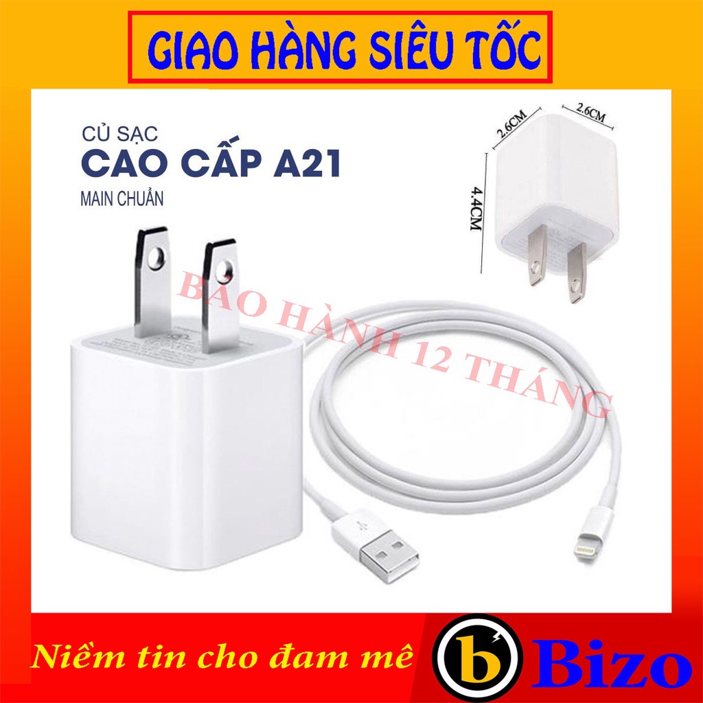 [CAO CẤP] Củ sạc IP + dây sạc IP cao cấp, Bộ sạc IP chất lượng tốt