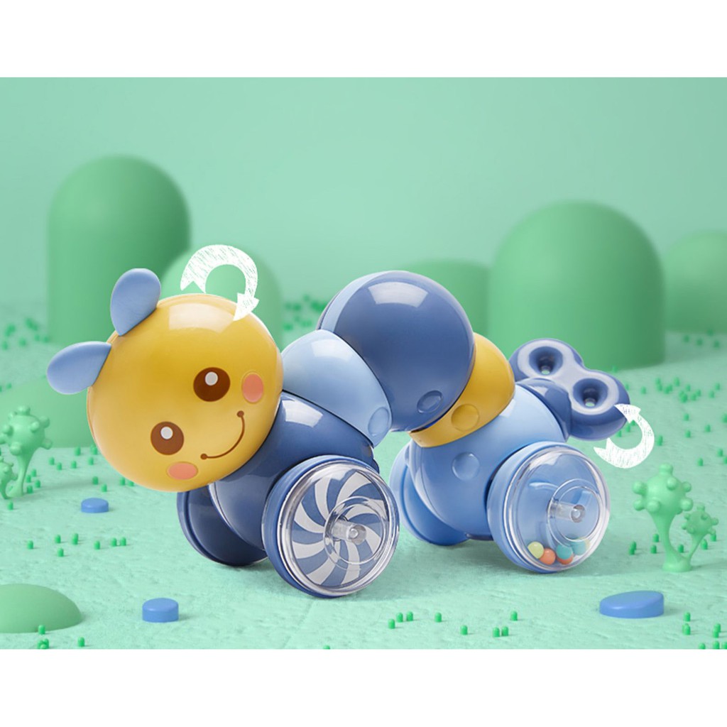 Xe Đồ Chơi Chạy Cót Hình Sâu Dễ Thương - KUB