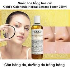 Toner hoa cúc Kiehl's Calendula Herbal Extra Acolhol-Free