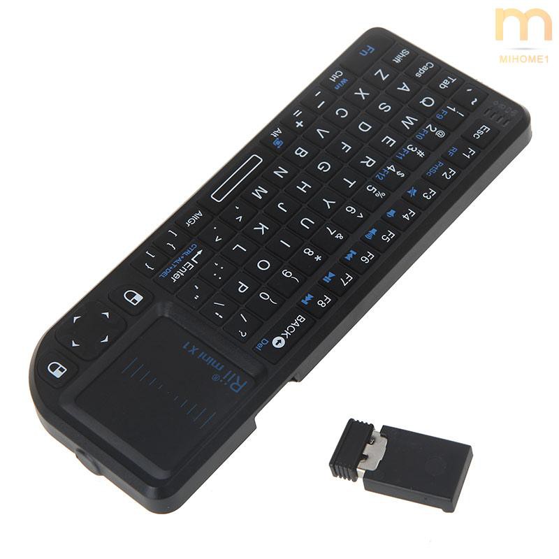 Bàn Phím Tích Hợp Chuột Không Dây Mi Rii Mini X1 2.4g Cho Pc Notebook Smart Tv