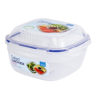 Hộp salad lock&lock hsm8440 - 950ml & khay nước sốt