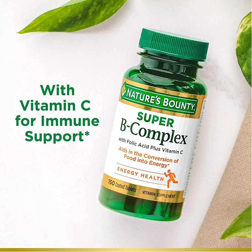 Viên uống bổ sung vitamin nhóm B Nature's Bounty Super B Complex 150 viên