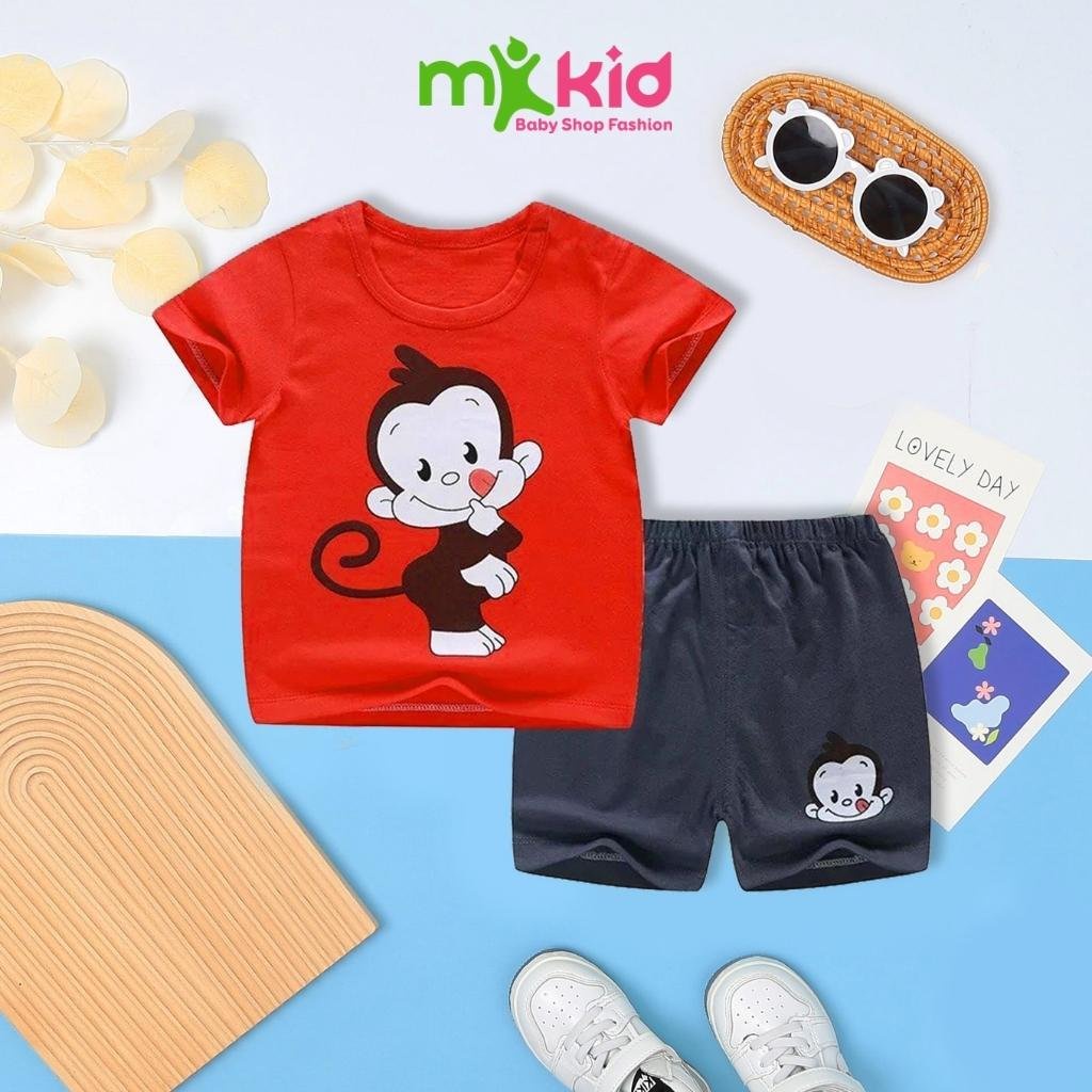 Bộ Cộc Tay cho Bé Trai Minky Mom Chất Thun Lạnh Cao Cấp  Đồ Bộ Cho Bé Mặc nhà , bộ quần áo trẻ em dễ thương mùa hè