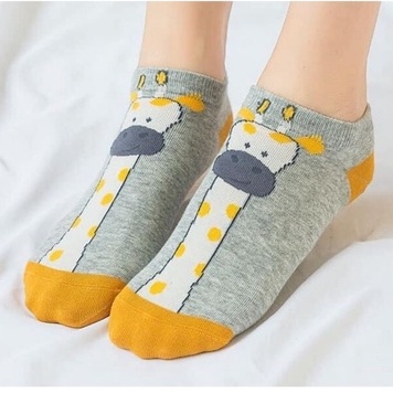 TẤT VỚ NỮ CỔ NGẮN HƯƠU VÀNG ĐÁNG YÊU