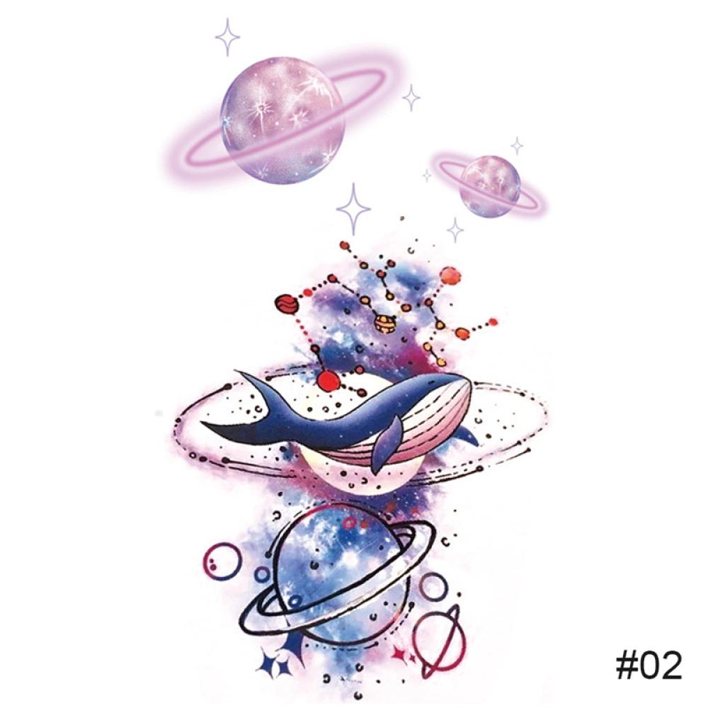 Hình Xăm Dán Nhiều Màu Sắc Chống Nước Lâu Trôi Dành Cho Nam Và Nữ Y9Z4