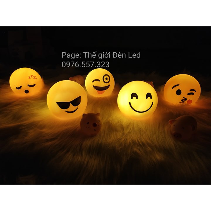 Emoji light - Đèn ngủ Emoji - Đèn hình mặt Icon ngộ nghĩnh