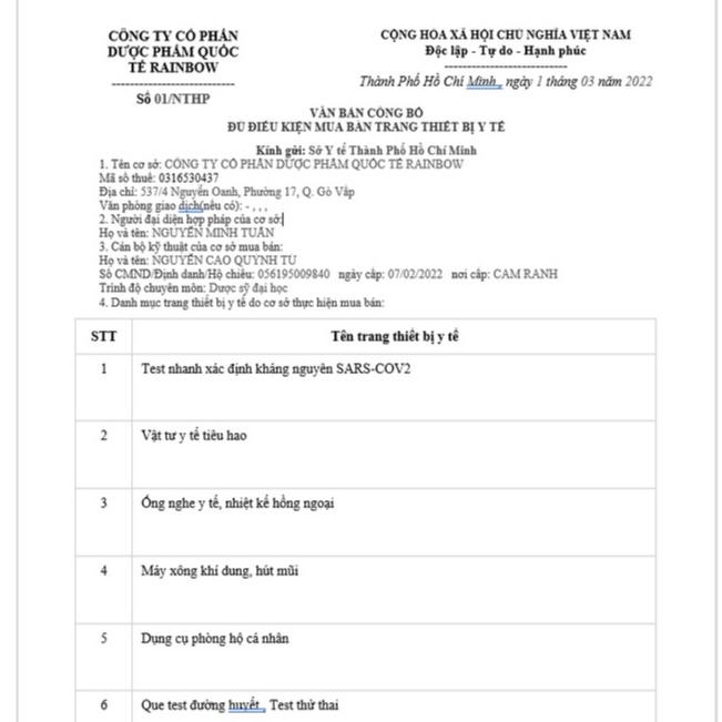 Bộ test nhanh Covid 19 tại nhà HUMASIS/BIOCREDIT - Chính xác, tiện lợi