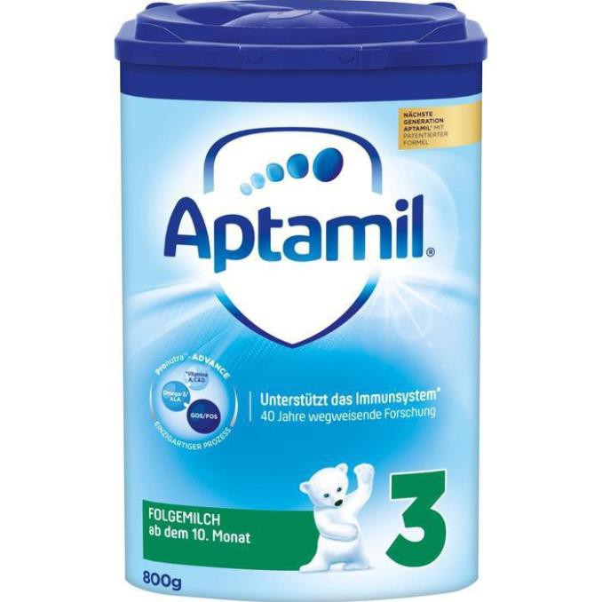 Sữa Aptamil Đức Pronutra đủ số PRE, số 1, số 2, số 3 (800g)