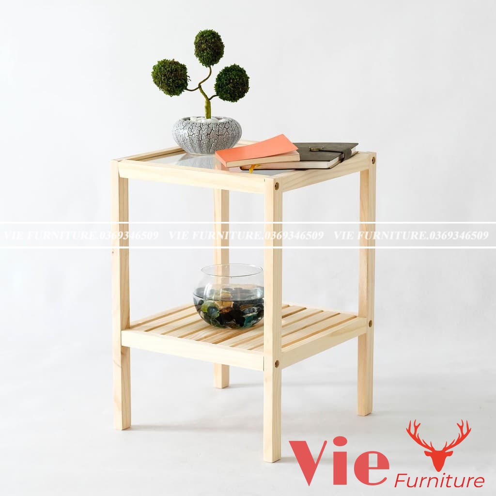 Tủ Đầu Giường 💗FREESHIP💗 Kệ Đầu Giường Mặt Kính Cường Lực Phong Cách Hàn Quốc