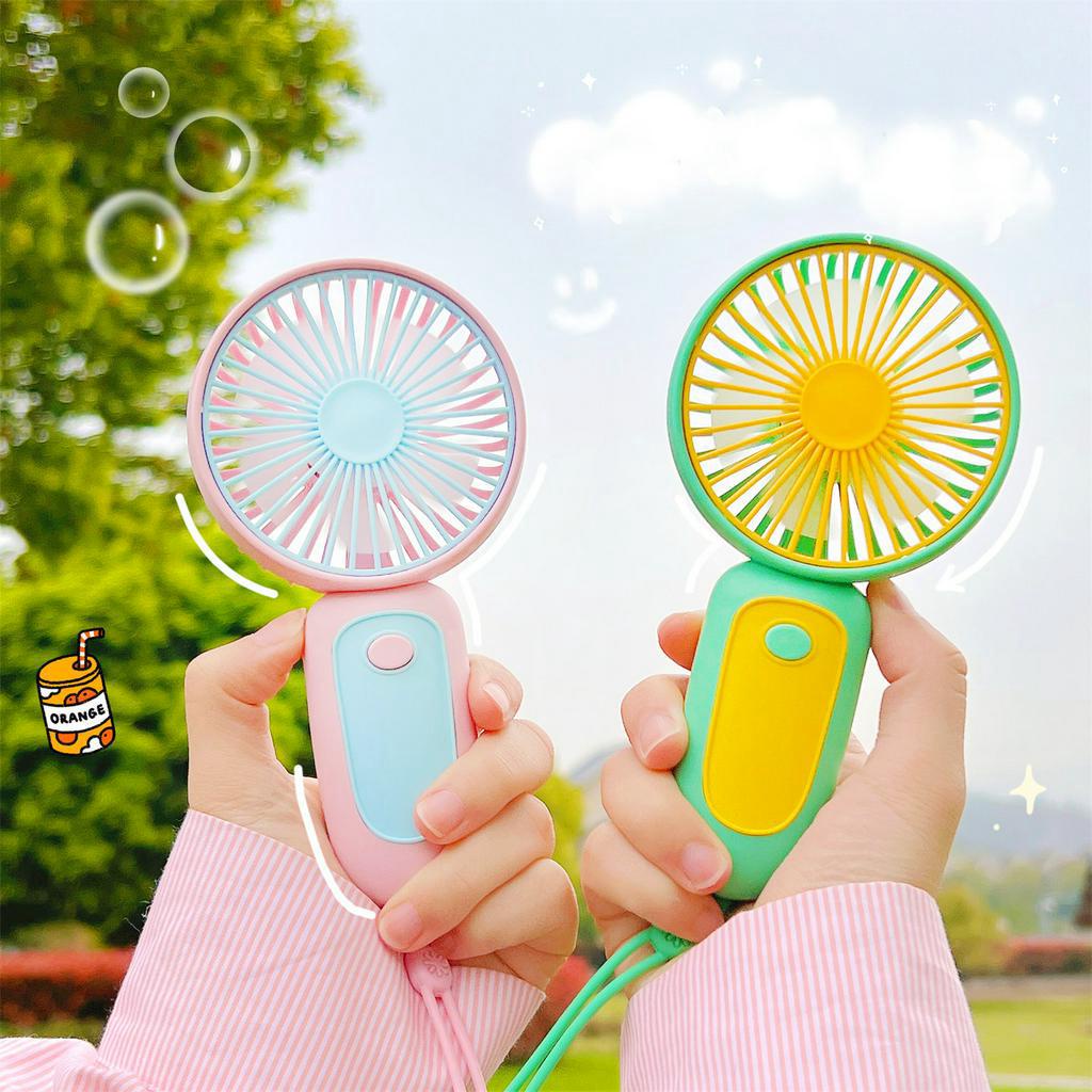 Quạt cầm tay mini Cực Mát, nhiều chế độ Gió Mạnh, tích điện, Dung Lượng Pin Lớn để bàn nhỏ gọn tiện lợi