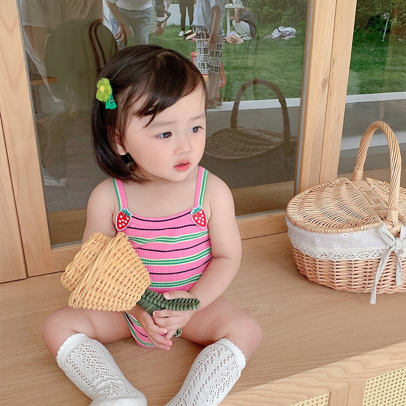 Baby Romper Sơ sinh Áo liền quần không tay Một mảnh Trẻ sơ sinh Bé trai Cô gái Trẻ em Cầu vồng Quần áo Thời trang Trẻ em &amp; Trẻ em AKKU