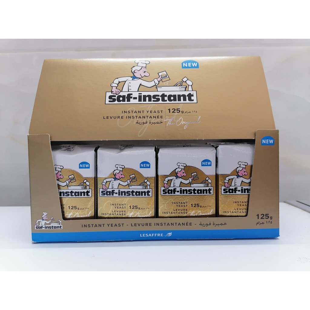 [125g – Vàng] Men khô ngọt [France] SAF INSTANST Yeast (ntn-hk)