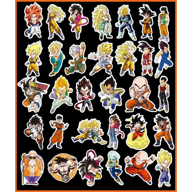 Stiker dragon ball