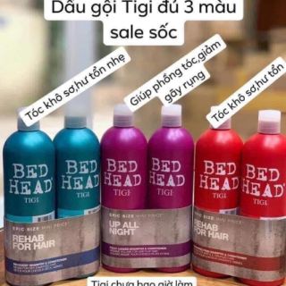 Set gội và xả Tigi đỏ BeD HEAD