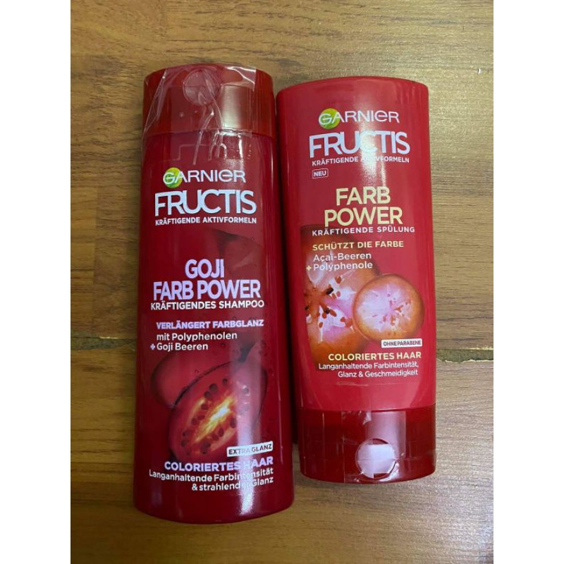Hàng Đức Dầu gội, dầu xả Garnier Fructis dành cho tóc nhuộm