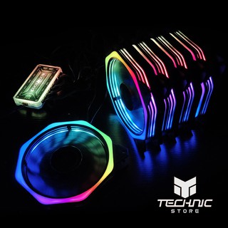 Quạt tản nhiệt Coolmoon V6 ARGB