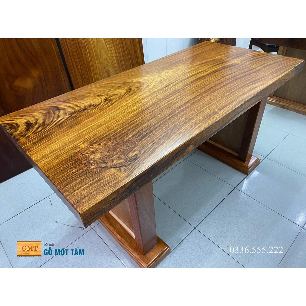 Mặt bàn gỗ nguyên tấm dày 7cm