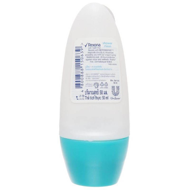 Lăn Khử Mùi Rexona Dưỡng Trắng Tự Nhiên Hương Hoa Hồng 50ml