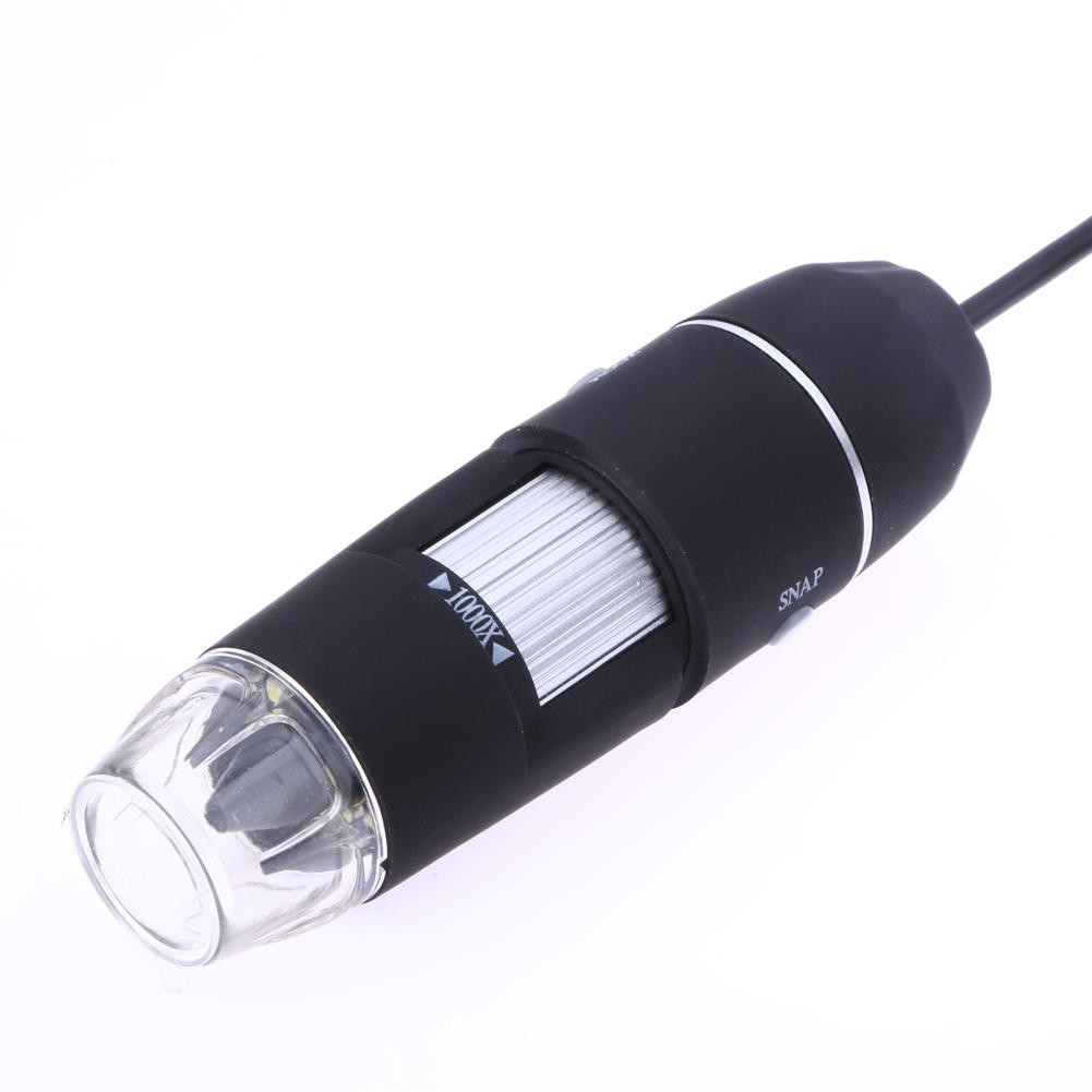 Kính hiển vi kỹ thuật số 1000X 8 LED 2MP USB kèm giá đỡ