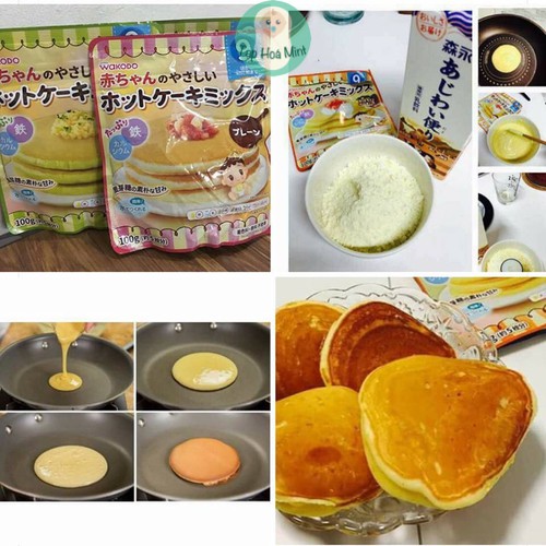 Bột làm bánh pancake cho bé từ 9m Wakodo - Tạp hoá mint