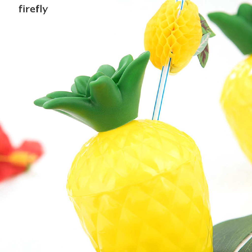 Ly uống nước hình quả dứa phong cách Hawaii