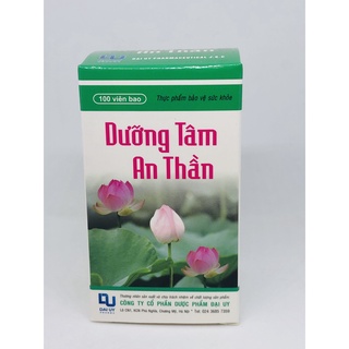 [DƯỠNG TÂM AN THẦN] hộp 100 viên - An thần, hỗ trợ mất ngủ - Chính hãng Đại Uy
