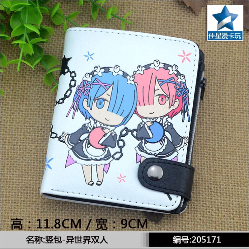 Anime Re Life In A Different World From Zero PU Wallet