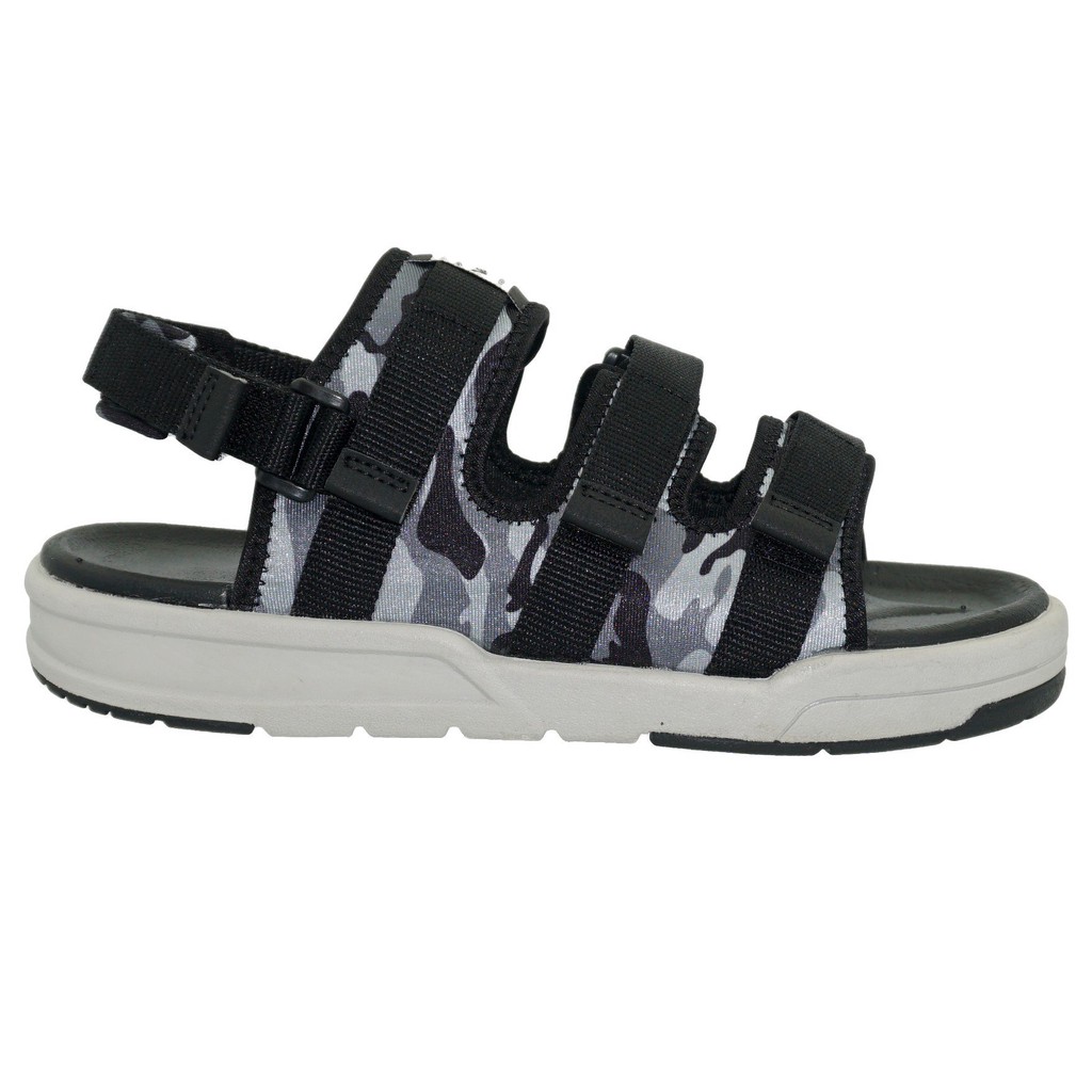 Sandal VENTO Nam/Nữ Quai Ngang NV1001 Đen Camo