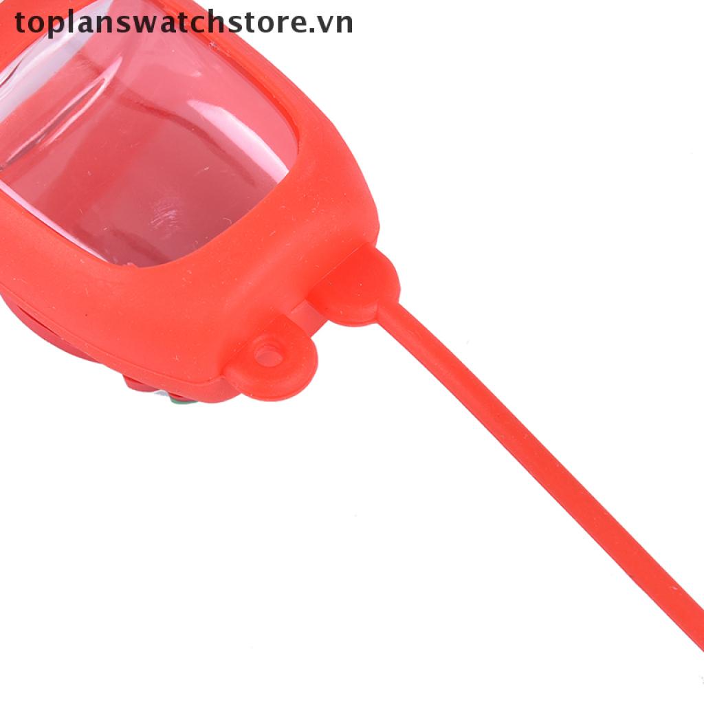 [Hàng mới về] Bình đựng nước rửa tay mini 30ml có nắp tháo rời có dây treo