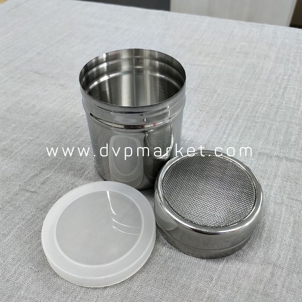 Hũ rắc bột phô mai, bột socola, các loại bột gia vị inox