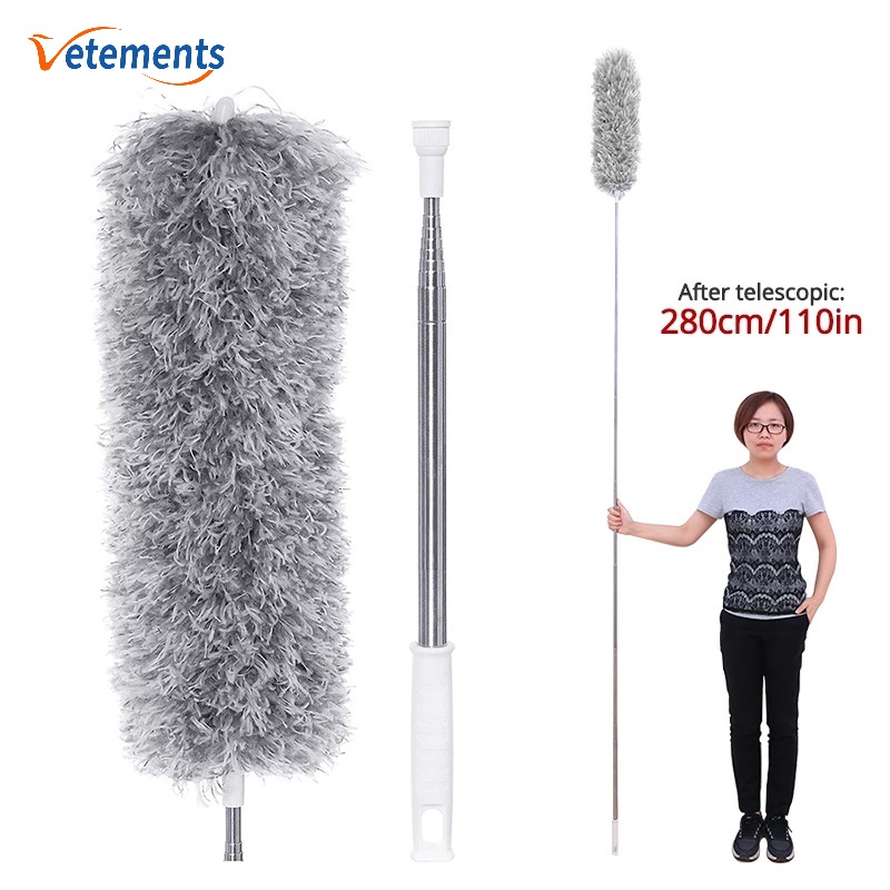 Chổi Quét Bụi 280CM Tay Cầm Dài Thu Gọn Được Tiện Dụng
