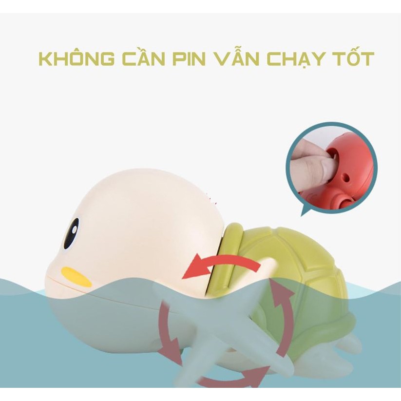 Con Thú Bơi Vặn Cót - Đồ Chơi Nhà Tắm Ngộ Nghĩnh Cho Bé