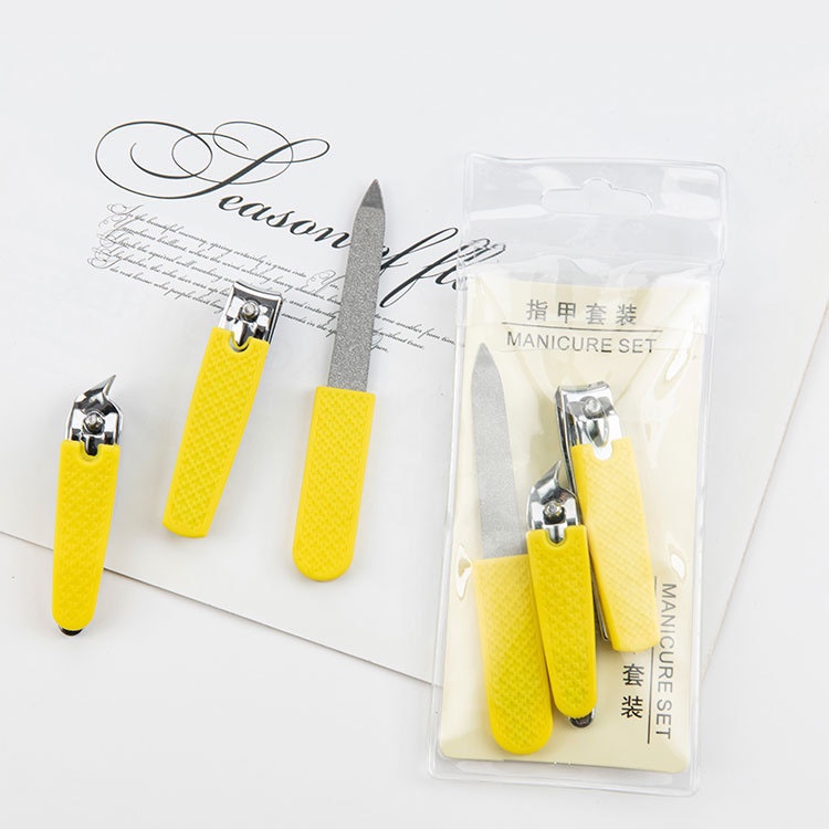 Bộ dụng cụ cắt móng tay 3 món cắt tỉa dũa móng