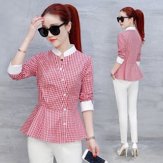 Áo sơ mi công sở ❣️FREESHIP❣️ Áo Kiểu Sọc pelplum  - Hàng thiết kế chuẩn [ao nu dep]