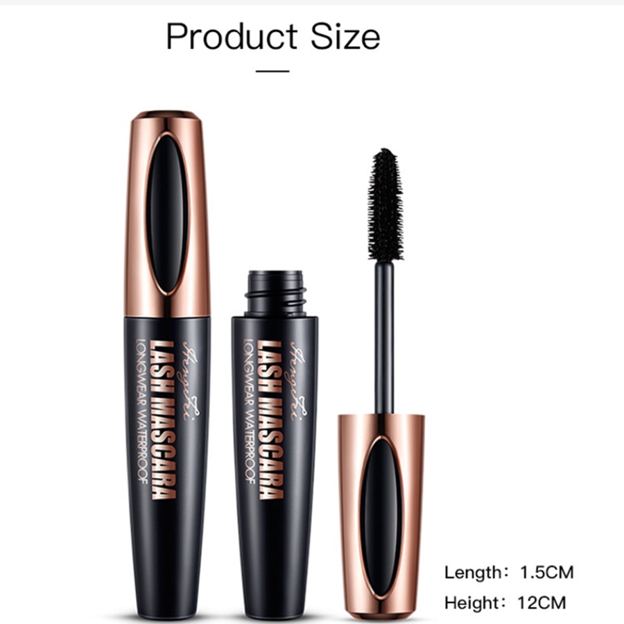 Mascara 4D Màu Đen Lâu Trôi Chống Thấm Nước Và Mồ Hôi Chuốt Dài Và Cong Mi