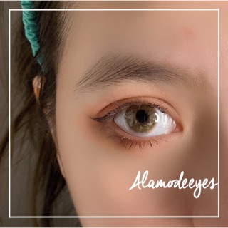 Lens nâu tây k vân kim tuyến áp tròng