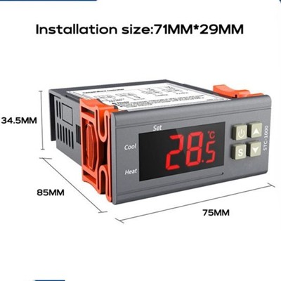 Bộ điều khiển nhiệt độ STC-1000 220Vac