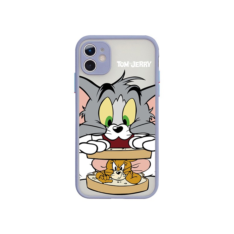 Phim Hoạt Hình Tom Và Jerry Silicone Mềm Dành Cho iPhone SE2 I7 I8 X XR I11 I12 Phim Hoạt Hình Chống Vỡ Vỏ Bảo Vệ