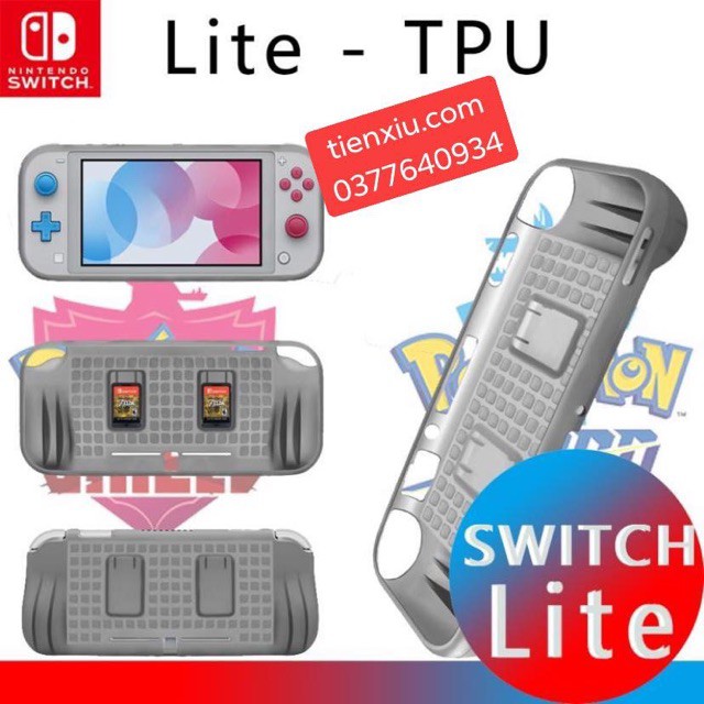 Ốp dẻo nintendo switch lite đủ màu ,có grip và khe làm mát vỏ bọc Nintendo Switch Lite