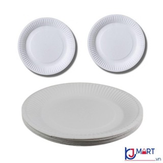 Set 26 đĩa giấy đường kính 15cm dùng một lần