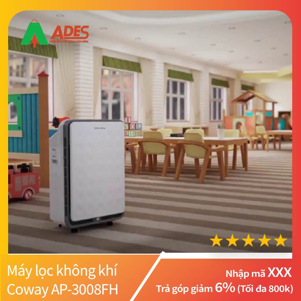 [Mã 154ELSALE2 giảm 7% đơn 300K] [COWAY AP-3008FH] Máy lọc không khí Coway AP-3008FH | BẢO HÀNH CHÍNH HÃNG 1 NĂM