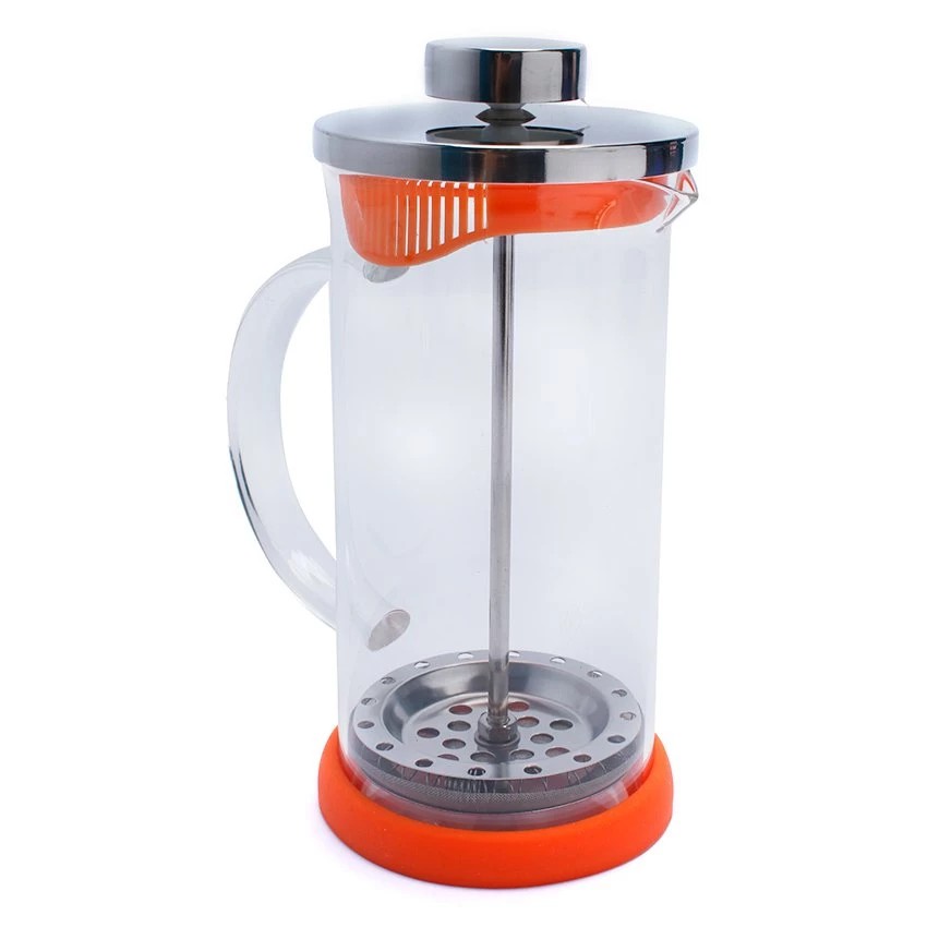 [Bình French press] pha cà phê - trà Color 350ml (Cam)